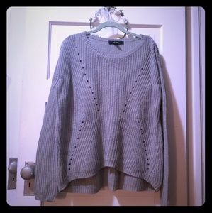 Slouchy Gray Sweater